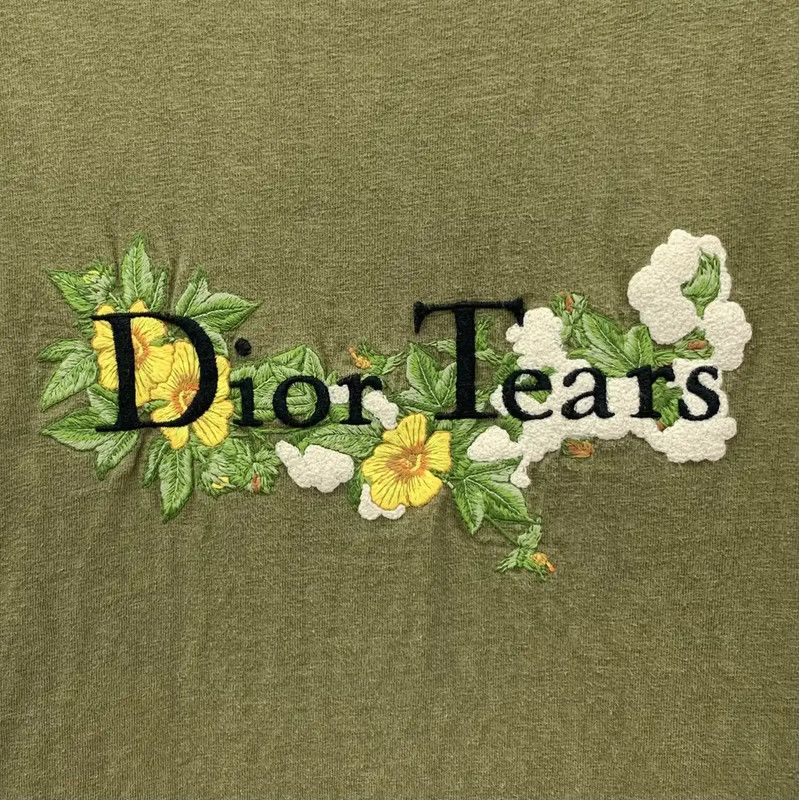 Dior Dior Green Cotton T-Shirt for Women 0089 Size XS / US 0-2 / IT 36-38 - 5 Thumbnail
