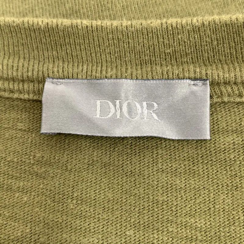 Dior Dior Green Cotton T-Shirt for Women 0089 Size XS / US 0-2 / IT 36-38 - 6 Thumbnail