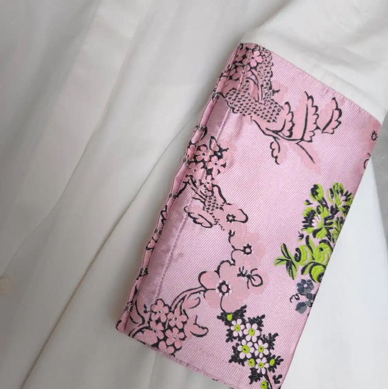 Dior Dior White Cotton Printed Long Sleeve Dress 0089 Size XS / US 0-2 / IT 36-38 - 3 Thumbnail