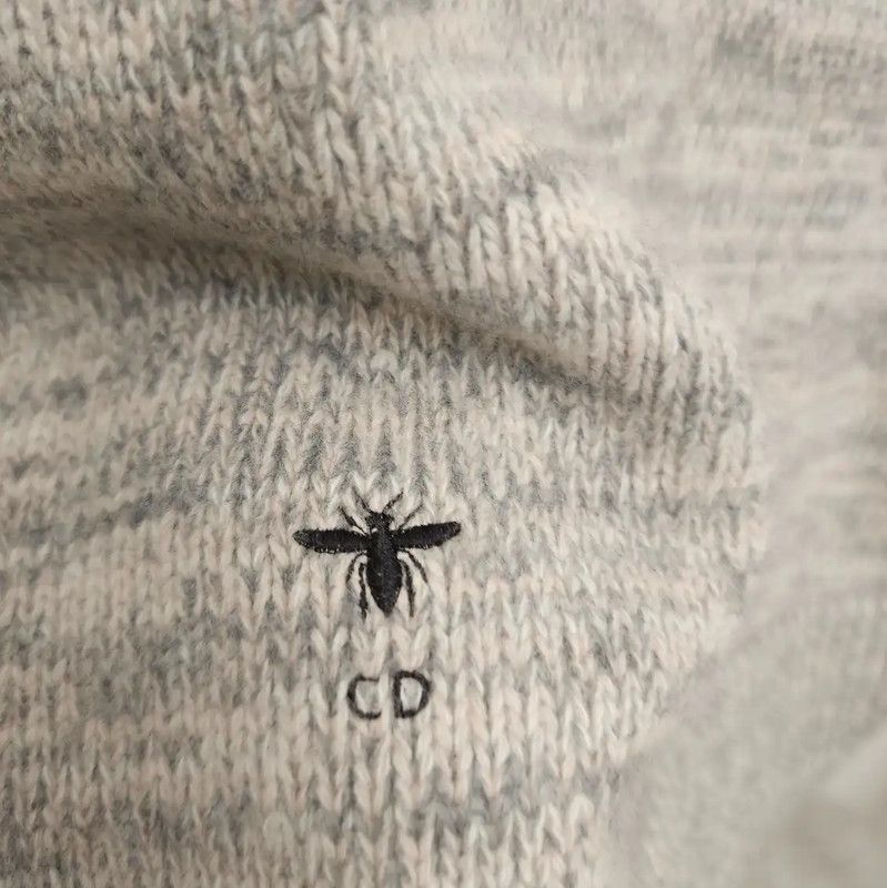 Dior Dior Grey Wool Sweater for Women 0089 Size M / US 6-8 / IT 42-44 - 5 Thumbnail