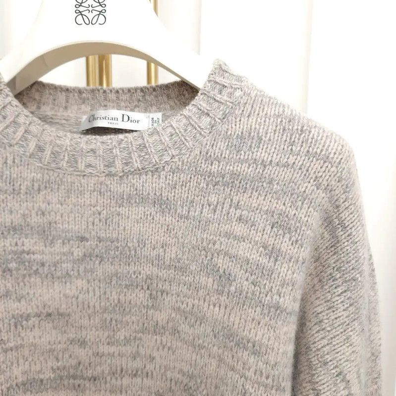 Dior Dior Grey Wool Sweater for Women 0089 Size M / US 6-8 / IT 42-44 - 7 Thumbnail