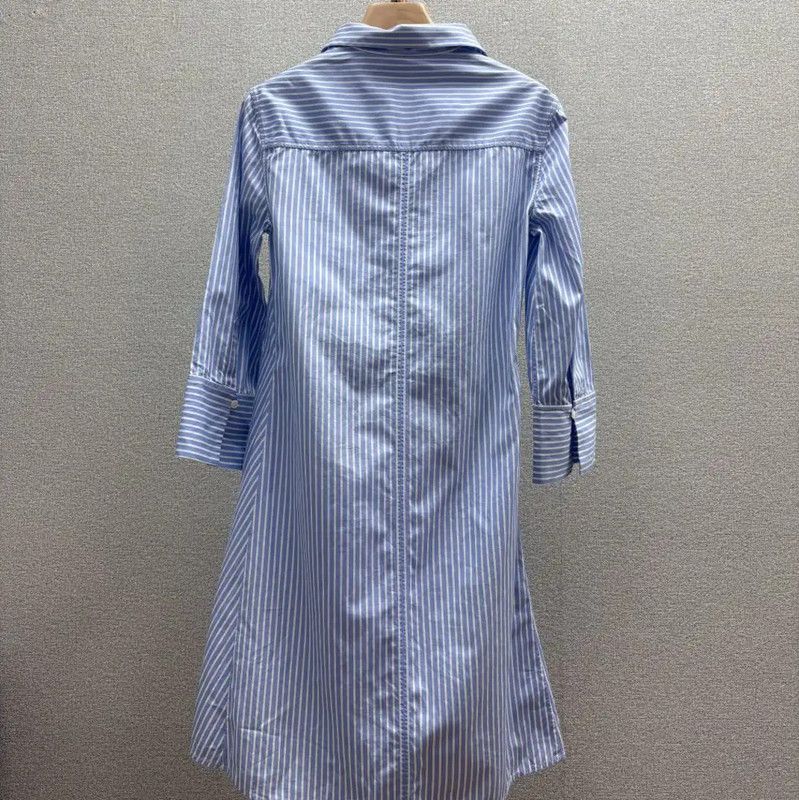 Dior Dior Striped Cotton Shirt for Women 0089 Size S / US 4 / IT 40 - 2 Thumbnail