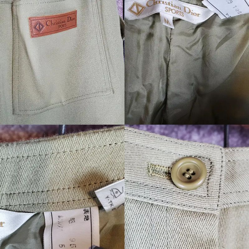 Dior Dior Green Wool Blend Casual Pants 0089 Size 26" / US 2 / IT 38 - 8 Thumbnail