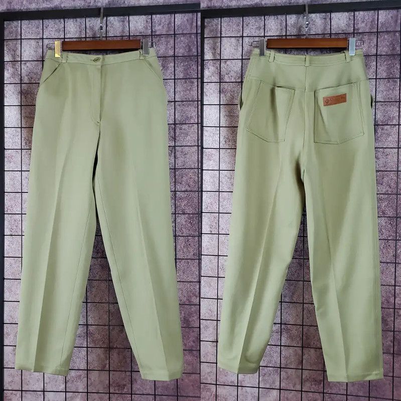 Dior Dior Green Wool Blend Casual Pants 0089 Size 26" / US 2 / IT 38 - 2 Thumbnail