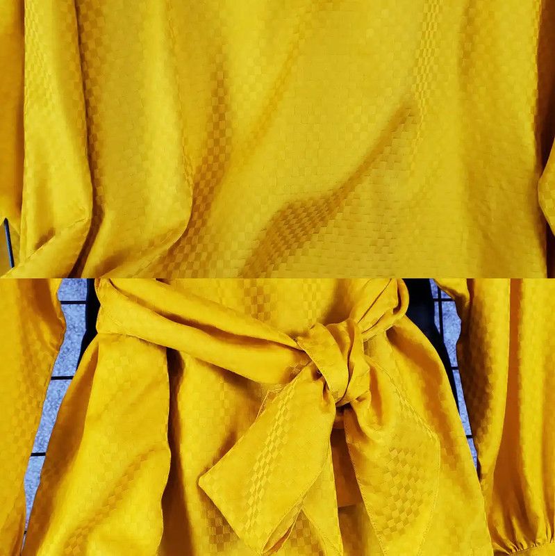 Dior Dior Yellow Long Sleeve Cotton Check Shirt 0089 Size M / US 6-8 / IT 42-44 - 8 Thumbnail