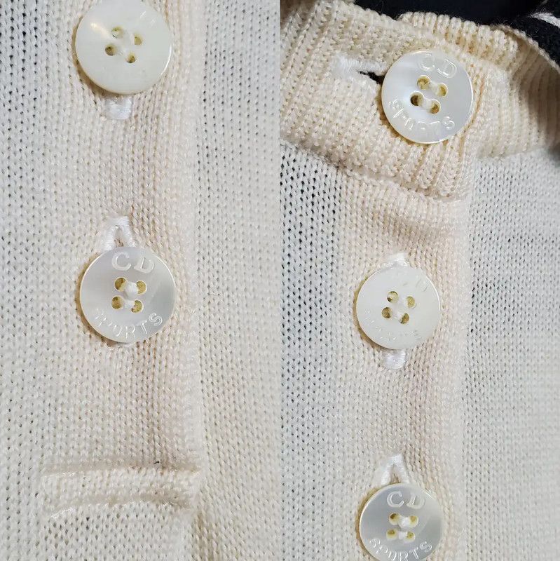 Dior Dior Beige Wool Long Sleeve Sweater 0089 Size L / US 10 / IT 46 - 6 Thumbnail