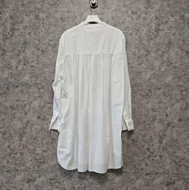 Dior Dior Long Sleeve White Cotton Dress 0089 Size L / US 10 / IT 46 - 2 Thumbnail