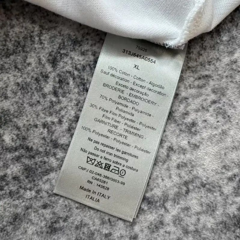 Dior Dior White Cotton Women's Sweatshirt 0089 Size XL / US 12-14 / IT 48-50 - 6 Thumbnail