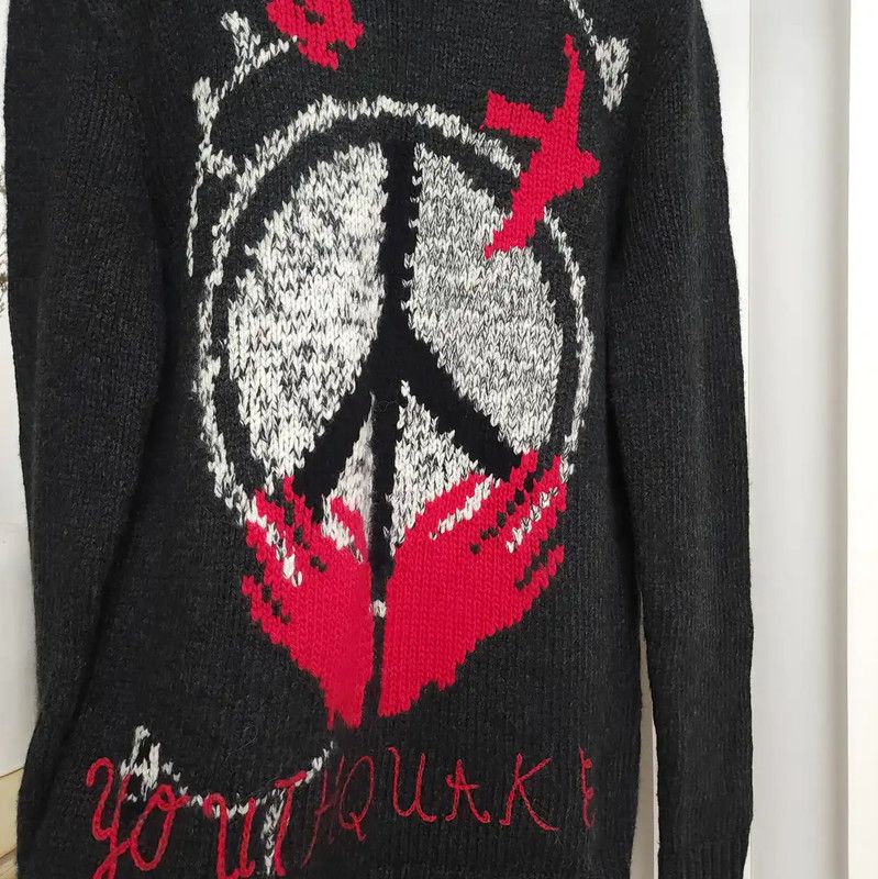 Dior Dior Black Cashmere Long Sleeve Sweater 0089 Size S / US 4 / IT 40 - 2 Thumbnail