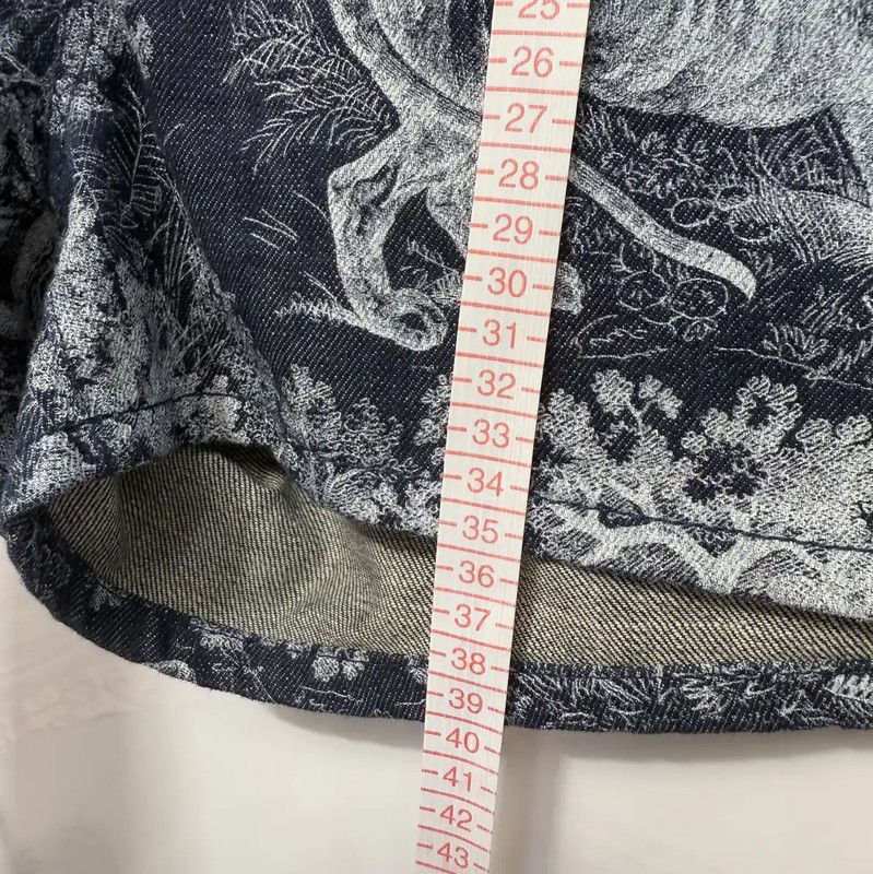 Dior Dior Summer Blue Cotton Printed Women's Shorts 0089 Size 23" - 7 Thumbnail