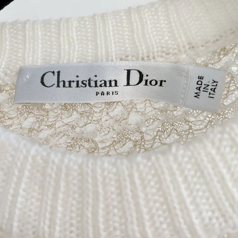 Dior Dior Multicolor Houndstooth Cashmere Sweater 0089 Size M / US 6-8 / IT 42-44 - 5 Thumbnail
