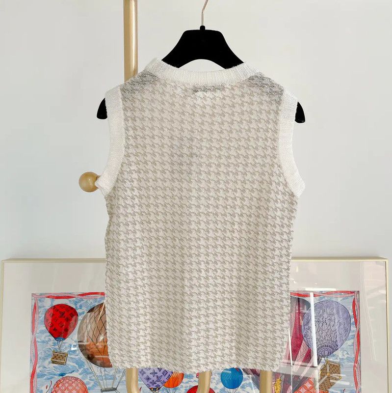 Dior Dior Multicolor Houndstooth Cashmere Sweater 0089 Size M / US 6-8 / IT 42-44 - 2 Thumbnail