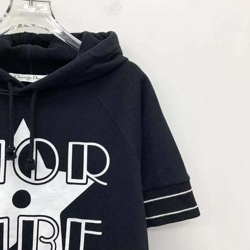Dior Dior Black Cotton Women's Hoodie 0089 Size S / US 4 / IT 40 - 3 Thumbnail