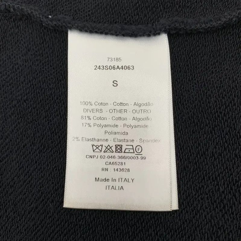 Dior Dior Black Cotton Women's Hoodie 0089 Size S / US 4 / IT 40 - 7 Thumbnail