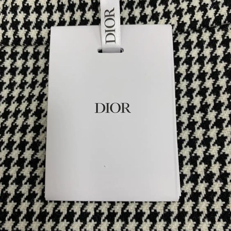 Dior Dior Color Block Wool Midi Skirt 0089 Size 23" - 6 Thumbnail