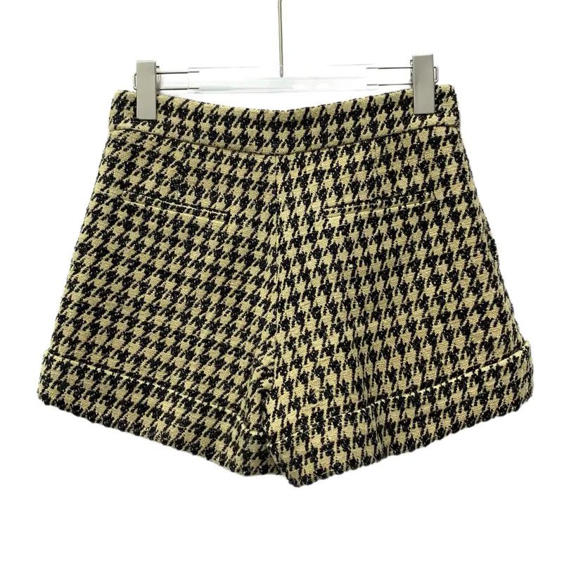 Dior Dior Brown Women's Houndstooth Shorts 0089 Size 23" - 2 Thumbnail