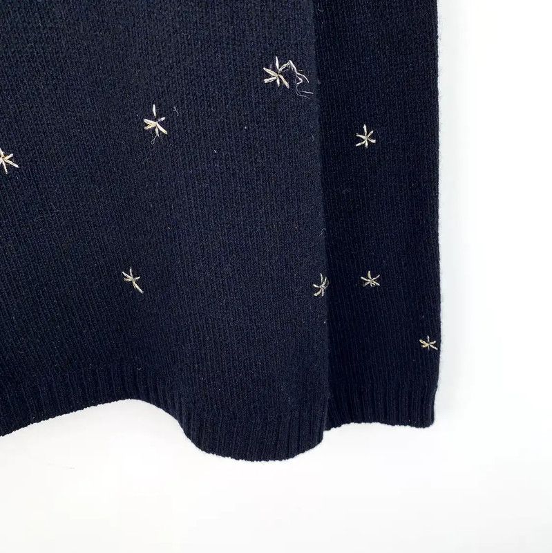 Dior Dior Cashmere Pullover Sweater in Navy Blue 0089 Size ONE SIZE - 4 Thumbnail