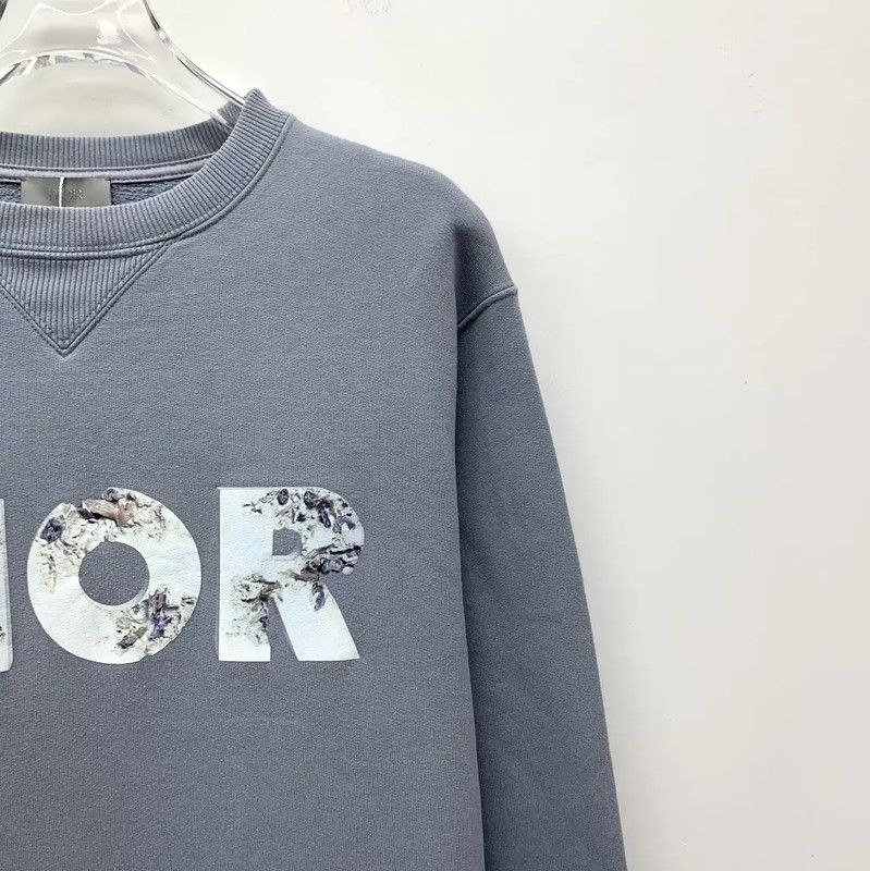 Dior Dior Women's Blue Cotton Sweatshirt 0089 Size S / US 4 / IT 40 - 3 Thumbnail