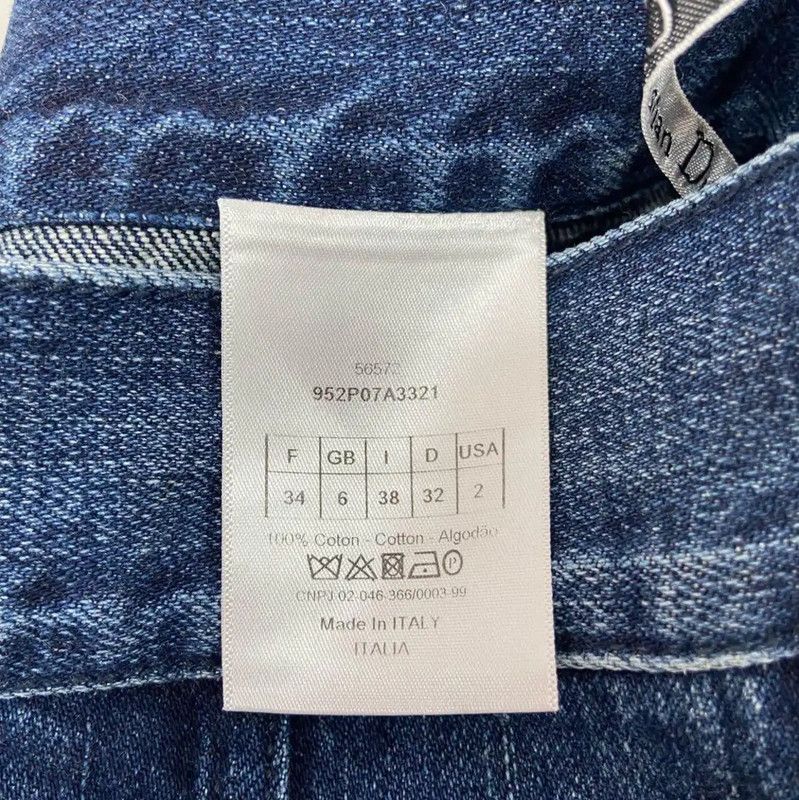 Dior Dior Blue Women's Cotton Denim Pants 0089 Size 23" - 6 Thumbnail