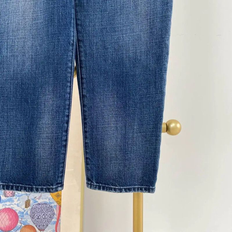 Dior Dior Blue Women's Cotton Denim Pants 0089 Size 23" - 4 Thumbnail