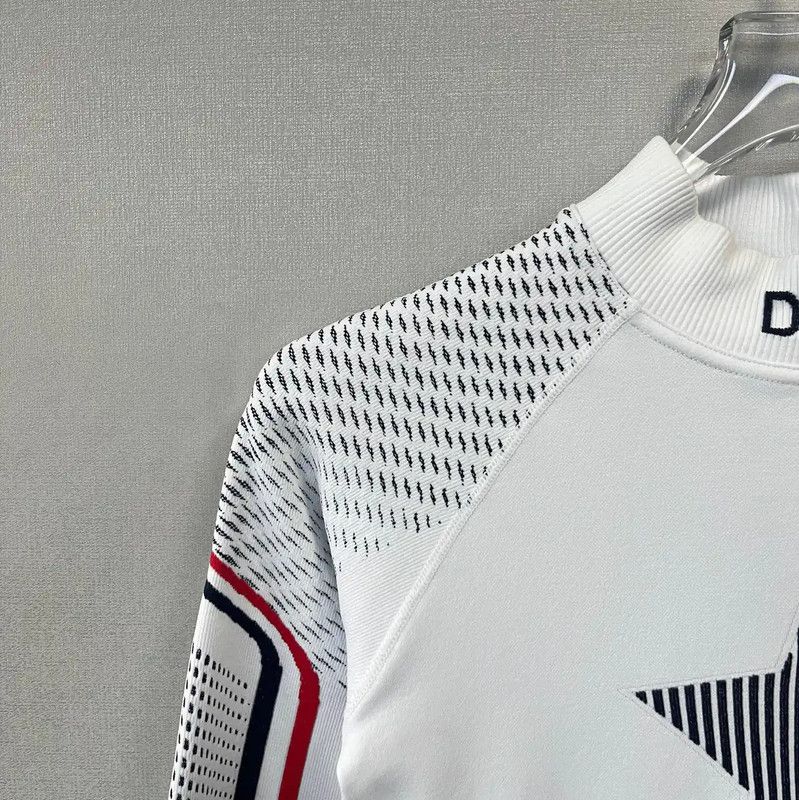 Dior Dior Women's Long Sleeve White Sweatshirt 0089 Size L / US 10 / IT 46 - 8 Thumbnail
