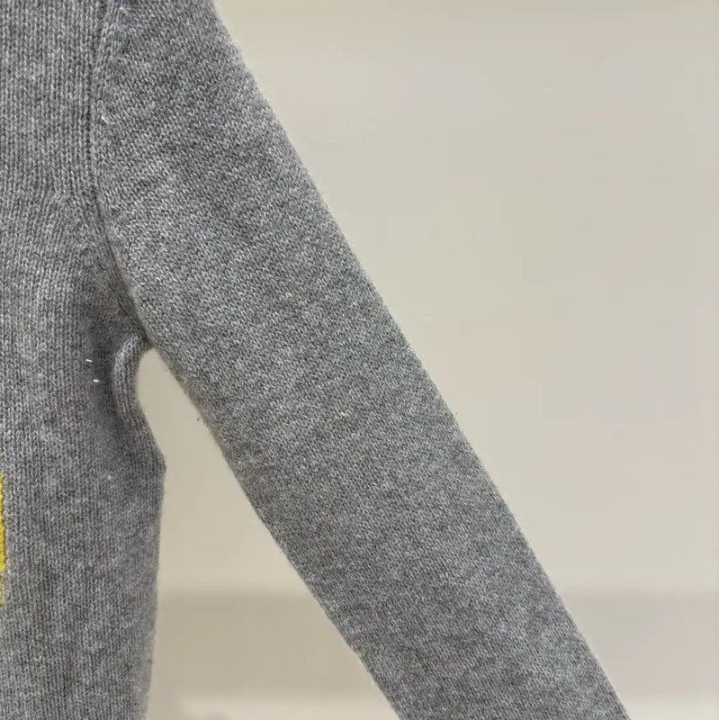 Dior Dior Gray Cashmere Long Sleeve Sweater 0089 Size S / US 4 / IT 40 - 4 Thumbnail