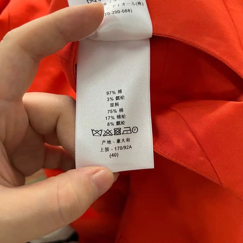 Dior Dior Summer Orange Sleeveless Dress 0089 Size ONE SIZE - 4 Thumbnail