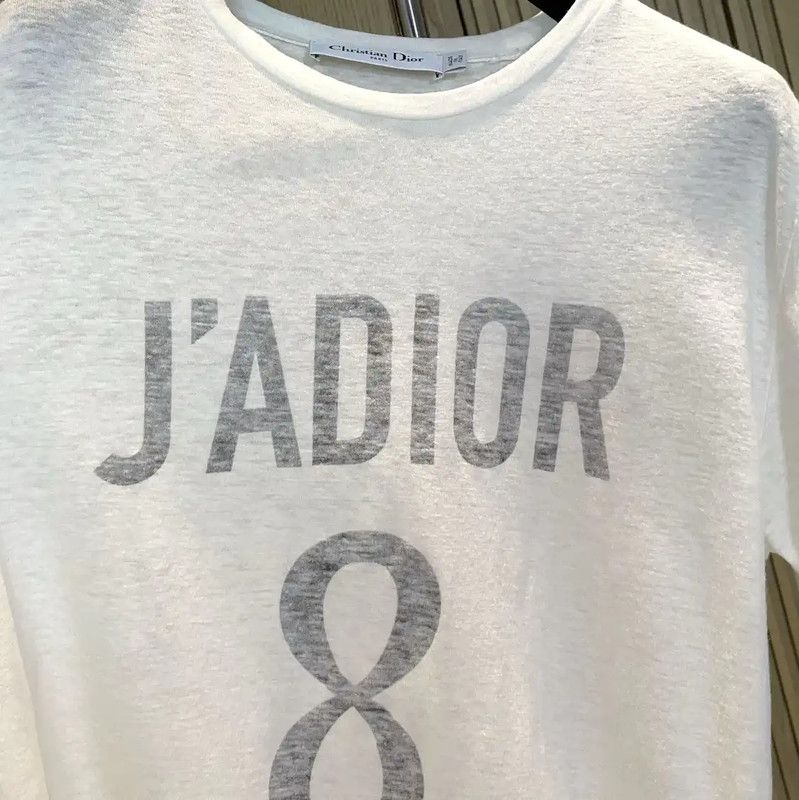 Dior Dior Summer White Short Sleeve T-Shirt 0089 Size S / US 4 / IT 40 - 7 Thumbnail