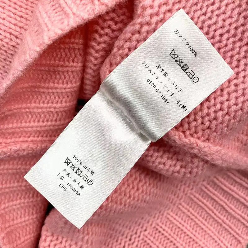 Dior Dior Pink Knit Pullover Sweater for Women 0089 Size XS / US 0-2 / IT 36-38 - 5 Thumbnail