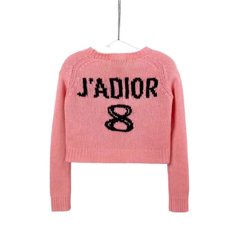 Dior Dior Pink Knit Pullover Sweater for Women 0089 Size XS / US 0-2 / IT 36-38 - 2 Thumbnail