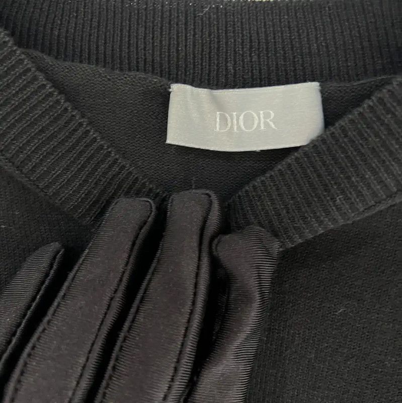 Dior Dior Black Cotton Women's T-Shirt 0089 Size L / US 10 / IT 46 - 4 Thumbnail