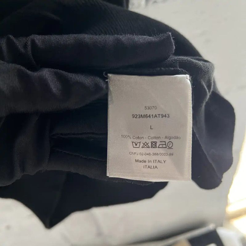 Dior Dior Black Cotton Women's T-Shirt 0089 Size L / US 10 / IT 46 - 5 Thumbnail