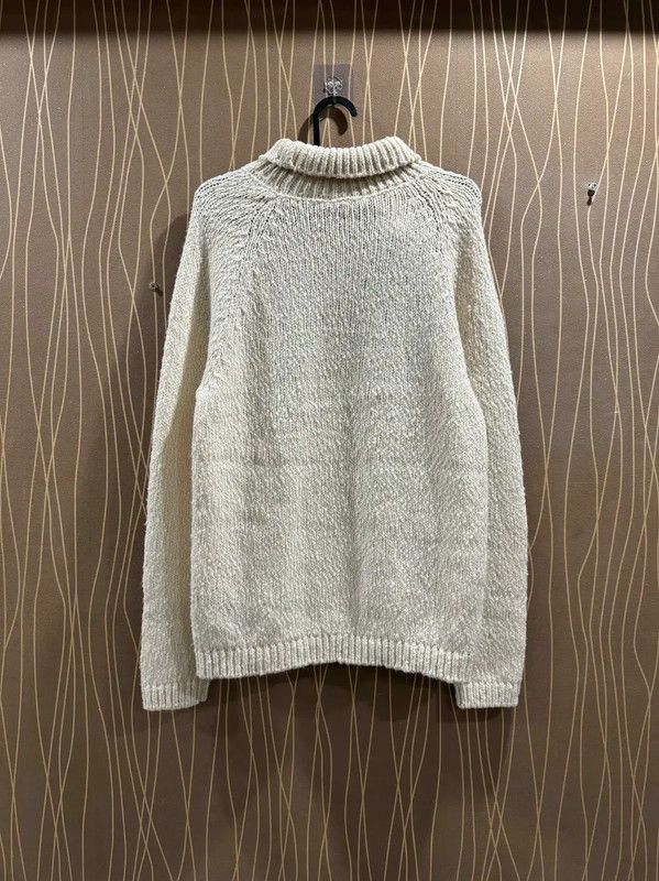 Dior Dior Cream Wool Sweater with California Couture Print 0089 Size XS / US 0-2 / IT 36-38 - 2 Thumbnail