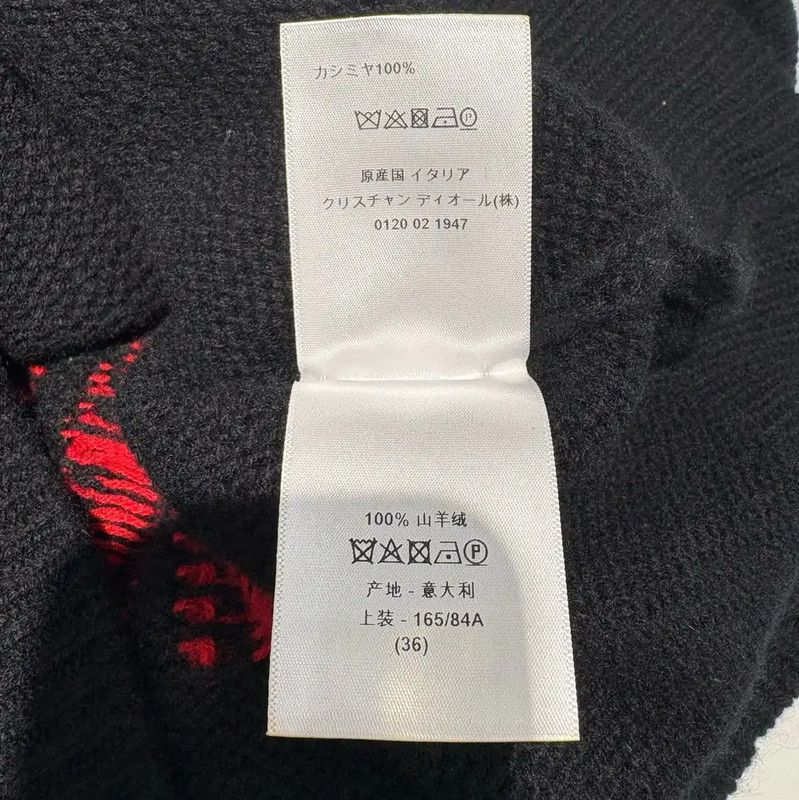 Dior Dior Black Cashmere Long Sleeve Pullover Sweater 0089 Size S / US 4 / IT 40 - 9 Thumbnail