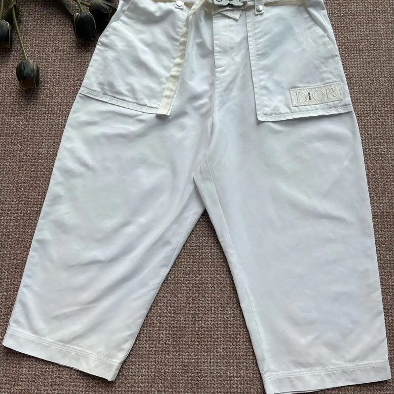 Dior Dior Women's Casual Pants in White 0089 Size 26" / US 2 / IT 38 - 2 Thumbnail