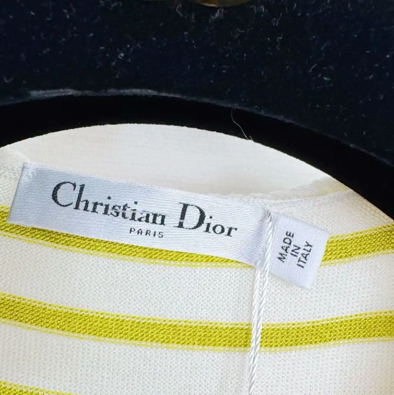 Dior Dior Summer Striped Sleeveless Top for Women 0089 Size S / US 4 / IT 40 - 3 Thumbnail