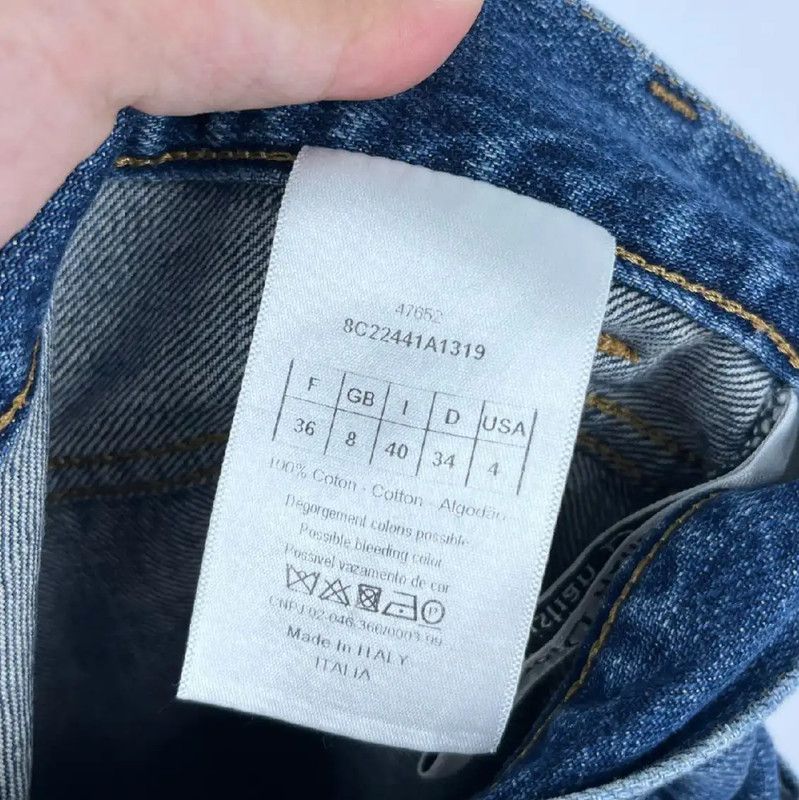 Dior Dior Blue Cotton Women's Jeans 0089 Size 26" / US 2 / IT 38 - 5 Thumbnail
