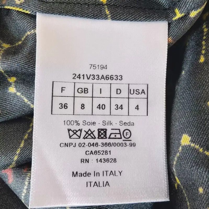 Dior Dior Black Women's Shirt with Colorful Print 0089 Size S / US 4 / IT 40 - 4 Thumbnail