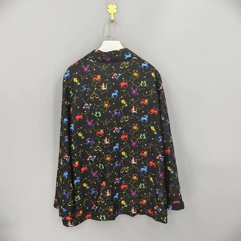 Dior Dior Black Women's Shirt with Colorful Print 0089 Size S / US 4 / IT 40 - 2 Thumbnail