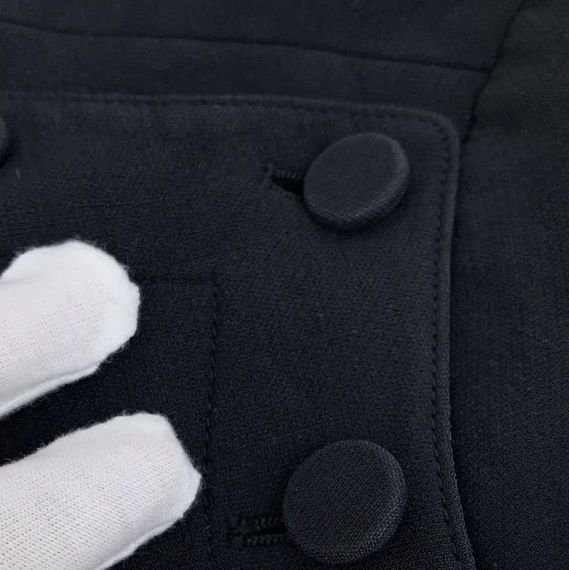Dior Dior Black Cotton Dress for Women 0089 Size XXS / US 00 / IT 34 - 7 Thumbnail