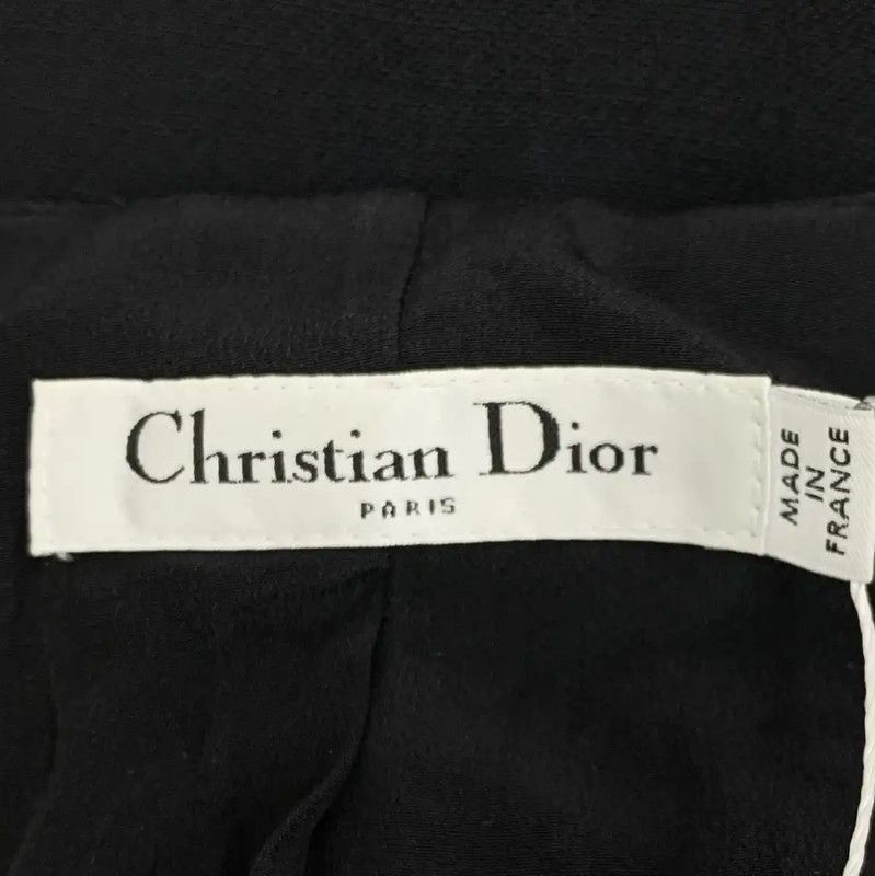 Dior Dior Black Cotton Dress for Women 0089 Size XXS / US 00 / IT 34 - 5 Thumbnail