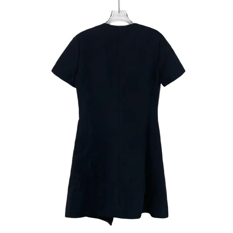 Dior Dior Black Cotton Dress for Women 0089 Size XXS / US 00 / IT 34 - 2 Thumbnail