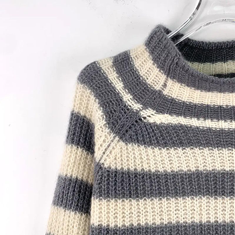 Dior Dior Striped Alpaca Wool Pullover Sweater 0089 Size XS / US 0-2 / IT 36-38 - 3 Thumbnail