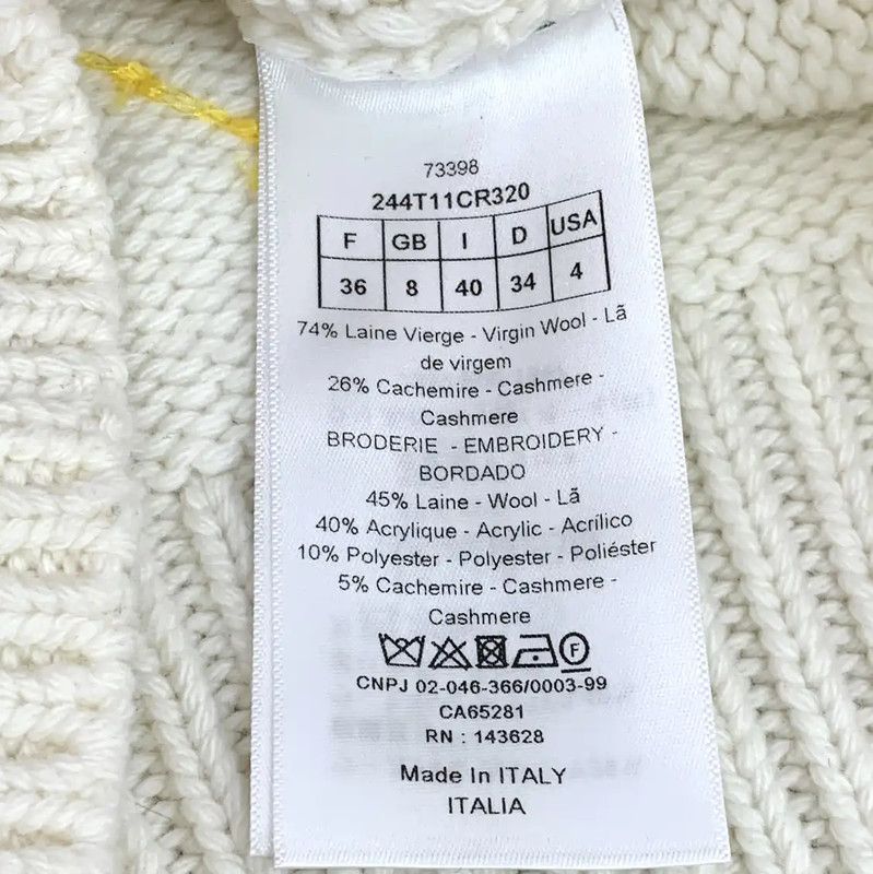 Dior Dior Women's Knit Sweater with Crab Design 0089 Size XS / US 0-2 / IT 36-38 - 7 Thumbnail