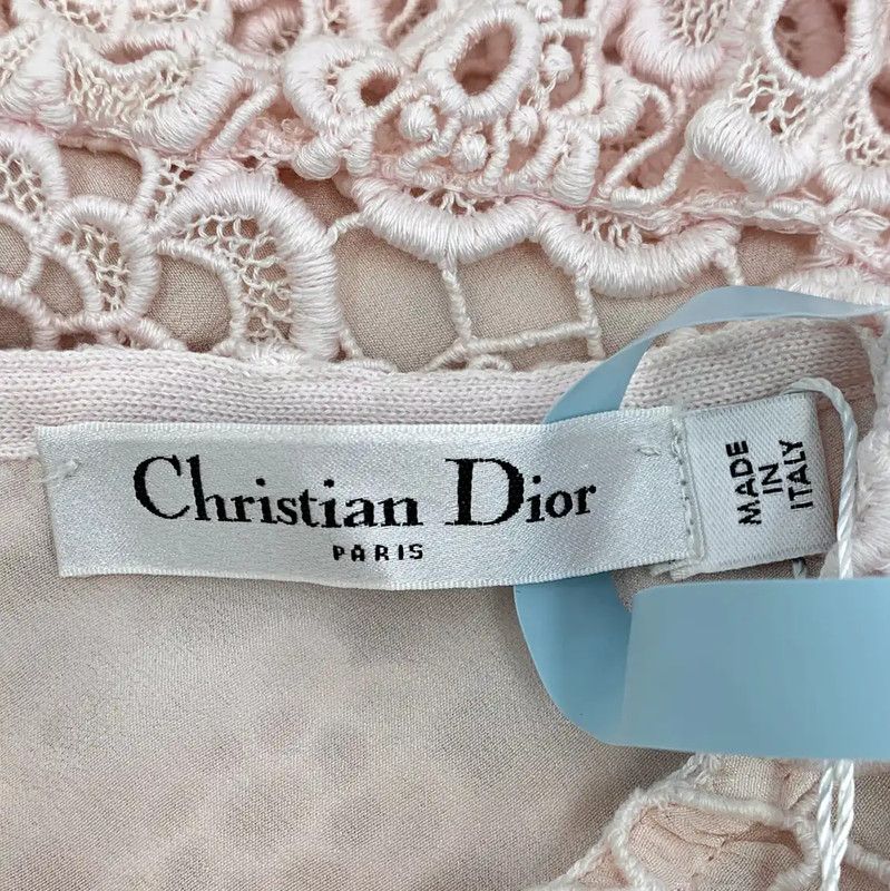 Dior Dior Pink Cotton Peplum Dress for Women 0089 Size XS / US 0-2 / IT 36-38 - 5 Thumbnail