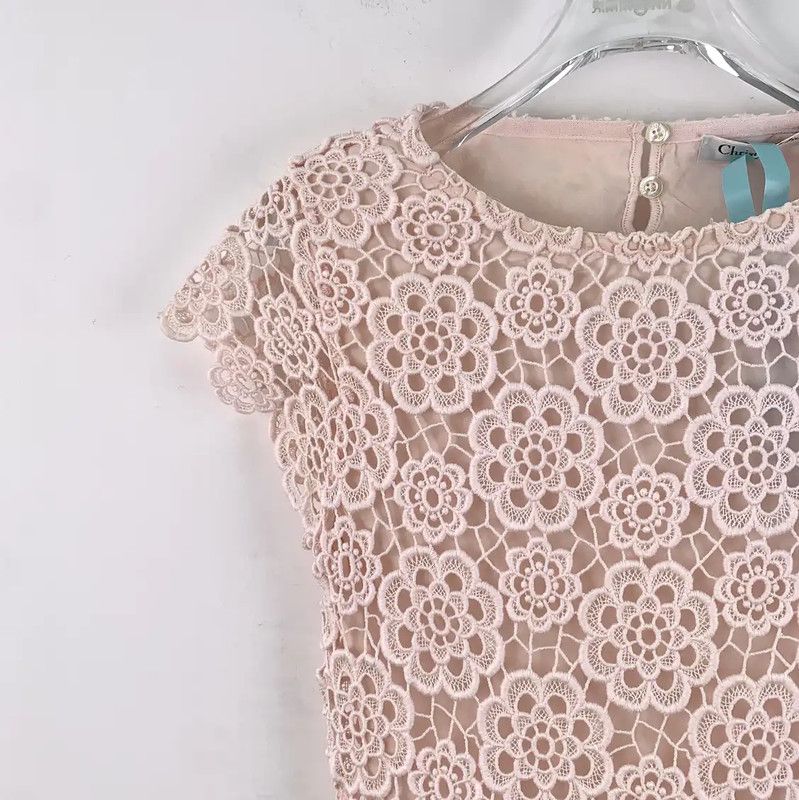 Dior Dior Pink Cotton Peplum Dress for Women 0089 Size XS / US 0-2 / IT 36-38 - 3 Thumbnail