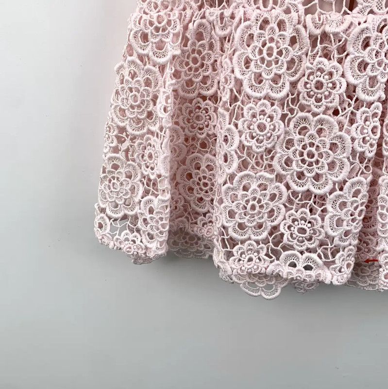 Dior Dior Pink Cotton Peplum Dress for Women 0089 Size XS / US 0-2 / IT 36-38 - 4 Thumbnail