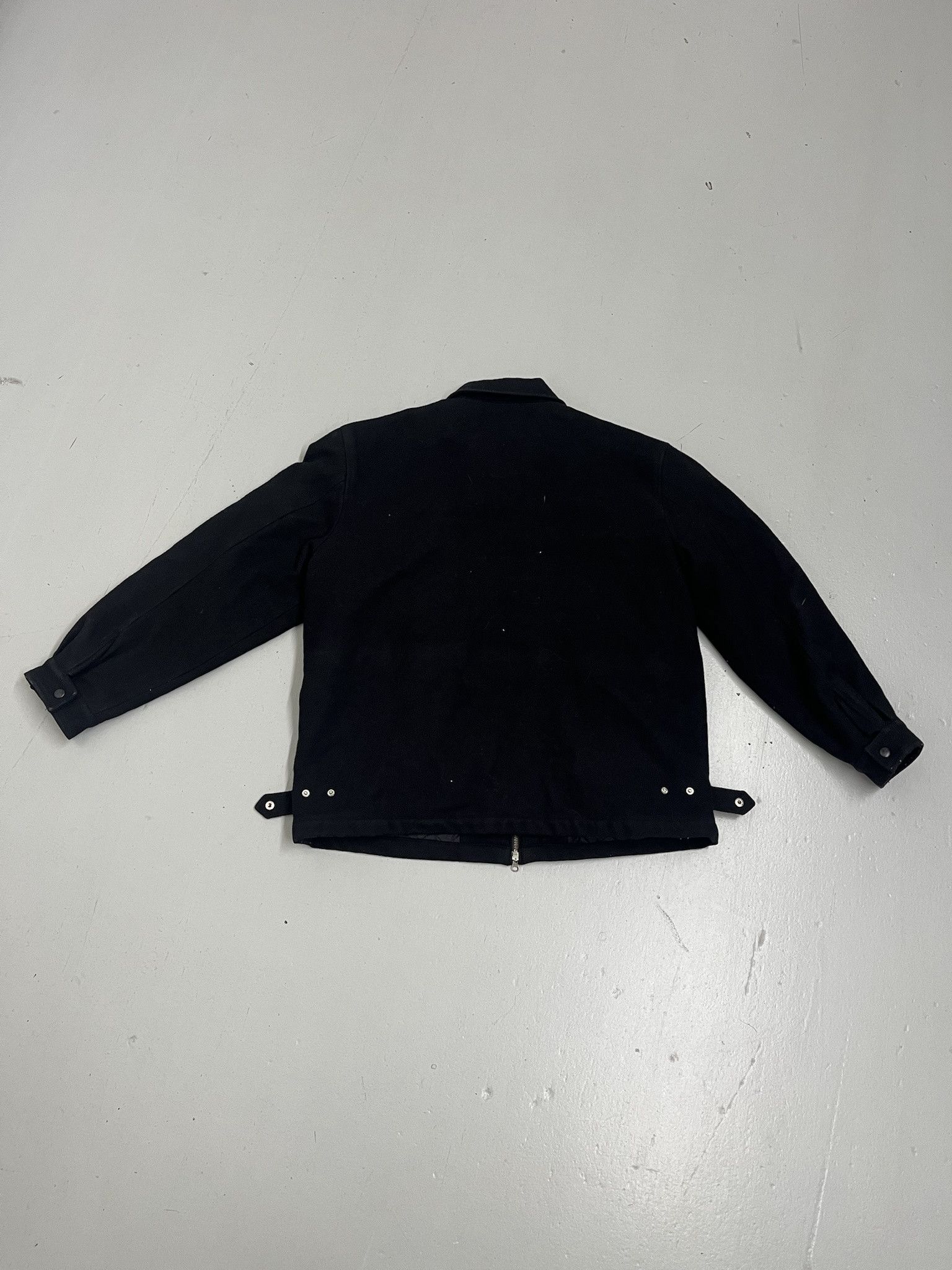 Vintage 2000s Wool Black Overcoat Size XXL Size US XXL / EU 58 / 5 - 3 Thumbnail