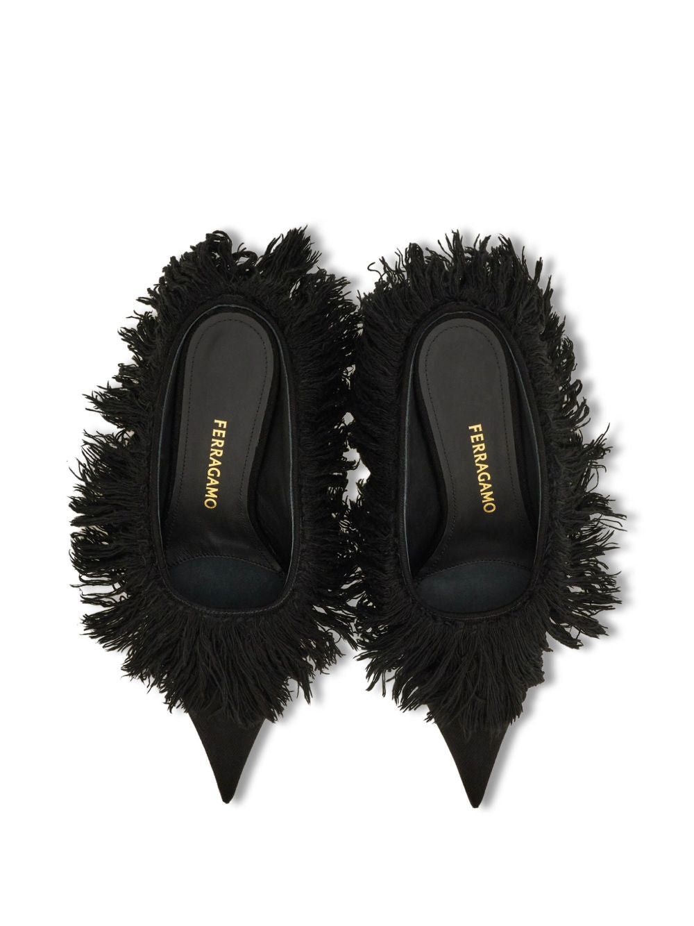 Salvatore Ferragamo Ferragamo Fringe Eva Mules SIZE 8 Size ONE SIZE - 3 Thumbnail