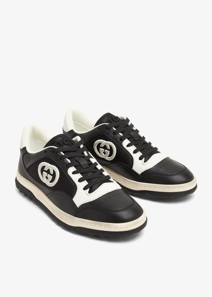 Gucci Gucci MAC80 Leather Sneakers SIZE 35.5 Size ONE SIZE - 2 Thumbnail